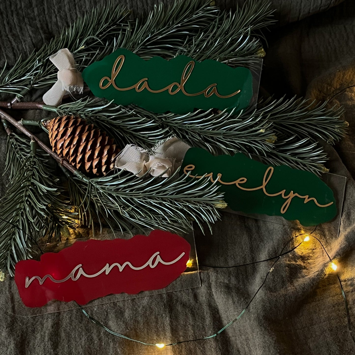 Custom Stocking Name Tags