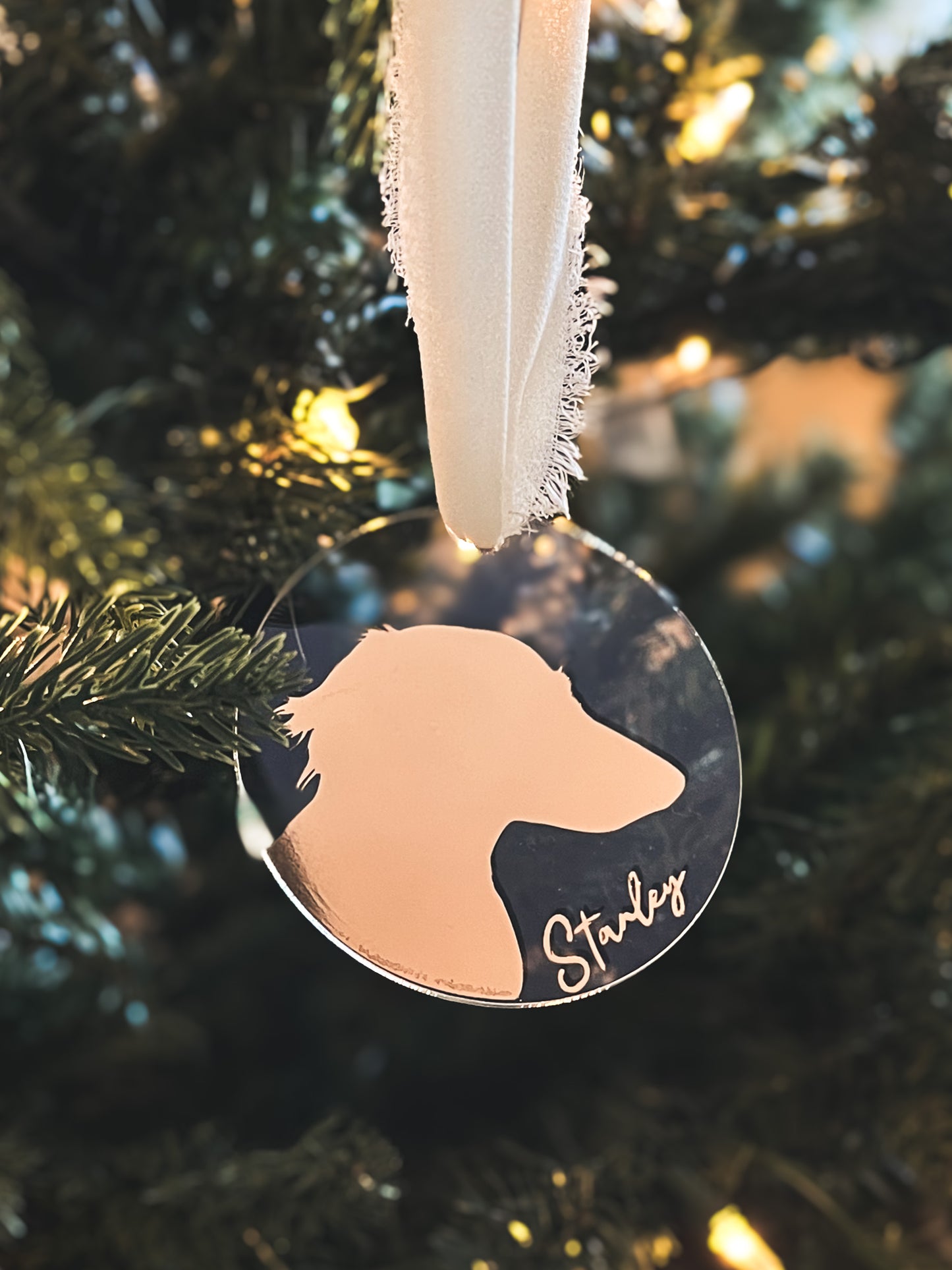 Custom Pet Portrait Ornament